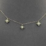 ⁦عقد ذهب عيار 18 الوزن 1.94 جرام⁩ - الصورة ⁦5⁩