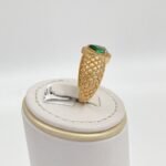 ⁦خاتم ذهب عيار 18 الوزن 4.13 جرام⁩ - الصورة ⁦3⁩