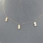 ⁦عقد ذهب عيار 18 الوزن 1.02 جرام⁩ - الصورة ⁦3⁩