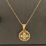 ⁦نصف طقم ذهب عيار 21 الوزن  3.28 جرام⁩ - الصورة ⁦4⁩