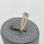 ⁦خاتم ذهب عيار 18 الوزن 2.46 جرام⁩ - الصورة ⁦3⁩