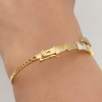 ⁦اسواره وخاتم ذهب عيار 18 الوزن 10.03 جرام⁩ - الصورة ⁦3⁩