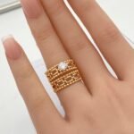 ⁦تونز ذهب عيار 21 الوزن 5.57 جرام⁩ - الصورة ⁦2⁩