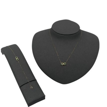 عقد واسواره ذهب عيار 18 الوزن 1.13 جرام