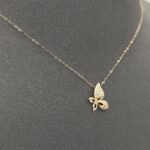 ⁦عقد ذهب عيار 18 الوزن 0.73 جرام⁩ - الصورة ⁦4⁩