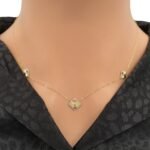 عقد تشوكر ذهب عيار 18 الوزن 1.43 جرام