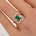 ⁦خاتم ذهب عيار 18 الوزن 2.98 جرام⁩ - الصورة ⁦2⁩