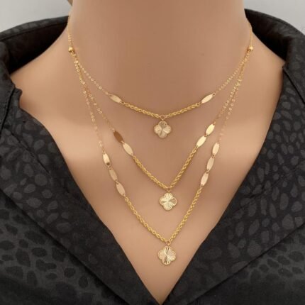 عقد ذهب عيار 21 الوزن 2.94 جرام