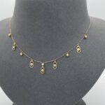 ⁦عقد ذهب عيار 18 الوزن 1.10 جرام⁩ - الصورة ⁦2⁩