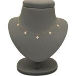 ⁦عقد شوكر ذهب عيار 18 الوزن 1.29 جرام⁩ - الصورة ⁦4⁩