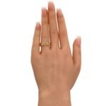 خاتم هيفاء ذهب عيار 18 الوزن 1.70 جرام