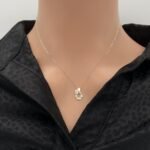 عقد ذهب عيار 18 الوزن 0.77 جرام