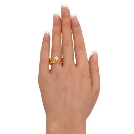 تونز ذهب عيار 21 الوزن 3.49 جرام