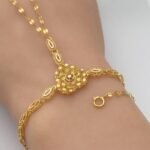 ⁦كف ذهب عيار 21 الوزن 3.59 جرام⁩ - الصورة ⁦2⁩