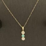 ⁦نصف طقم أطفال ذهب عيار 18 الوزن 3.10 جرام⁩ - الصورة ⁦3⁩