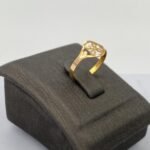 ⁦خاتم ذهب اطفال عيار 21 الوزن 0.69 جرام⁩ - الصورة ⁦2⁩