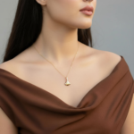 ⁦عقد ذهب عيار 18 الوزن 0.68 جرام⁩ - الصورة ⁦5⁩