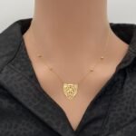 عقد التايغر ذهب عيار 21 وزن 1.47 جم لإطلالة عصرية أنيقة