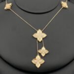 ⁦طقم ذهب انيق عيار 18 وزن 23.43 جم يبحث عنه الجميع ويزين اطلالتك⁩ - الصورة ⁦5⁩