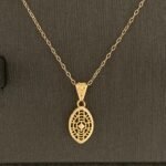 ⁦نصف طقم ذهب عيار 21 الوزن 2.91 جرام⁩ - الصورة ⁦4⁩