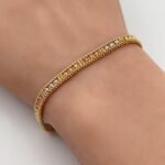 ⁦اسواره ذهب عيار 18 الوزن 7.57 جرام⁩ - الصورة ⁦3⁩