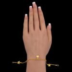 ⁦اسوارة ذهب عيار 21 وزن 1.47 جم بتعاليق ذهبيه ملفته حصرايا بمتجرنا⁩ - الصورة ⁦2⁩