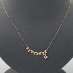 ⁦عقد ذهب عيار 18 الوزن 1.79 جرام⁩ - الصورة ⁦5⁩