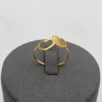 ⁦خاتم ذهب عيار 21 الوزن 0.70 جرام⁩ - الصورة ⁦2⁩