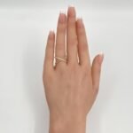 خاتم ذهب عيار 18 الوزن 1.54 جرام