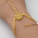 ⁦كف ذهب عيار 21 الوزن 4.09 جرام⁩ - الصورة ⁦3⁩