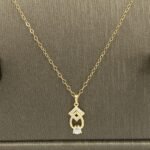 ⁦نصف طقم اطفال ذهب عيار 18 الوزن 1.90 جرام⁩ - الصورة ⁦4⁩