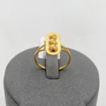 ⁦خاتم ذهب عيار 21 الوزن 1.74 جرام⁩ - الصورة ⁦2⁩