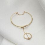 ⁦اسواره وخاتم مواليد ذهب عيار 18 الوزن 2.70 جرام⁩ - الصورة ⁦2⁩