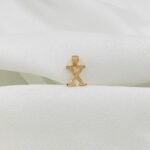 تعليقه حرف X ذهب عيار 21 -R550037