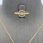 ⁦نصف طقم ذهب عيار 21 الوزن 6.15 جرام⁩ - الصورة ⁦2⁩