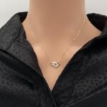 عقد ذهب عيار 18 الوزن 1.11 جرام