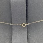 ⁦عقد ذهب عيار 18 وزن 0.92 جرام تصميم أنيق⁩ - الصورة ⁦3⁩