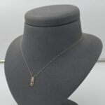 ⁦عقد ذهب عيار 18 الوزن 0.83 جرام⁩ - الصورة ⁦3⁩