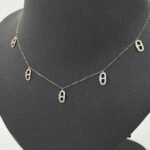 ⁦عقد ذهب عيار 18 الوزن 1.51 جرام⁩ - الصورة ⁦3⁩