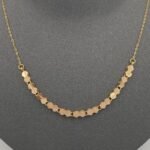 ⁦عقد ذهب عيار 21 الوزن 3.56 جرام⁩ - الصورة ⁦3⁩