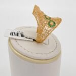 ⁦خاتم ذهب عيار 21 الوزن 4.63 جرام⁩ - الصورة ⁦3⁩