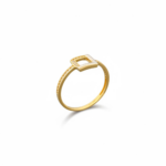 خاتم ذهب عيار 18 -M202059