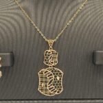 ⁦نصف طقم ذهب عيار 21 الوزن 4.37 جرام⁩ - الصورة ⁦2⁩