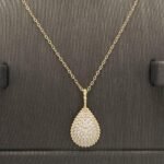 ⁦نصف طقم ذهب دمعه عيار 18 الوزن 10.08 جرام⁩ - الصورة ⁦3⁩