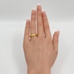 خاتم ذهب عيار 21 الوزن 2.14 جرام