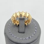 ⁦خاتم ذهب عيار 18 الوزن 3.47 جرام⁩ - الصورة ⁦3⁩