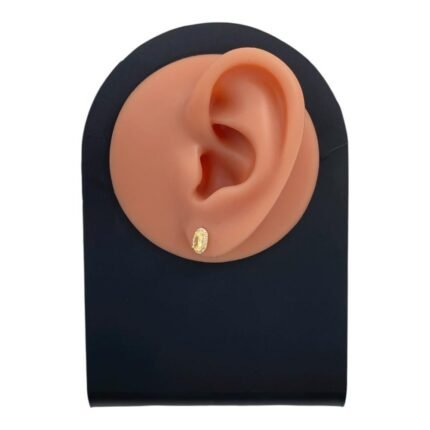 حلق ذهب عيار 18 الوزن 0.73 جرام