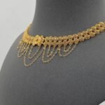 ⁦خناق ذهب عيار 21 الوزن 11.55 جرام⁩ - الصورة ⁦3⁩