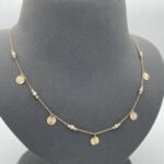 ⁦عقد ذهب عيار 18 الوزن 3.29 جرام⁩ - الصورة ⁦3⁩