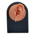 حلق ذهب عيار 18 الوزن 1.08 جرام